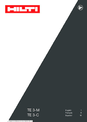 Marteaux rotatifs Hilti TE 3-C