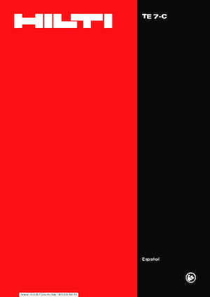 Marteaux rotatifs Hilti TE 7-C 