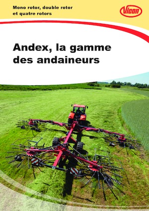 Andaineurs rotatifs Vicon Andex 1304 Plus