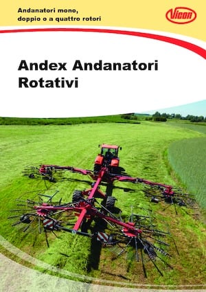 Andaineurs rotatifs Vicon Andex 1304 Plus