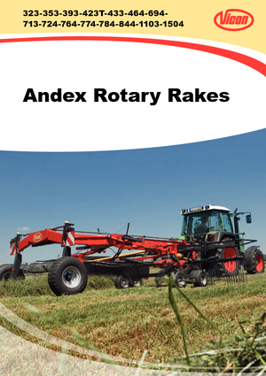 Andaineurs rotatifs Vicon Andex 464