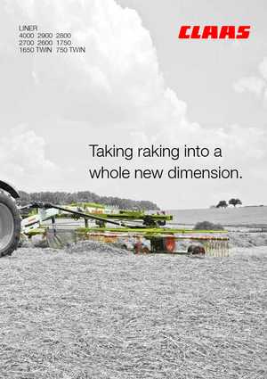 Andaineurs rotatifs Claas Liner 2600