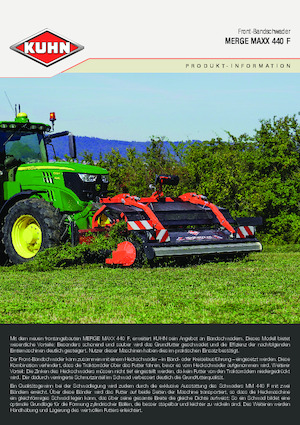 Andaineurs rotatifs Kuhn Merge Maxx 442 F 