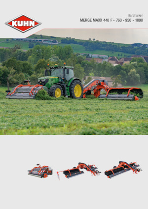 Andaineurs rotatifs Kuhn Merge Maxx 762