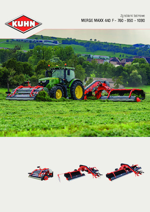 Andaineurs rotatifs Kuhn Merge Maxx 762