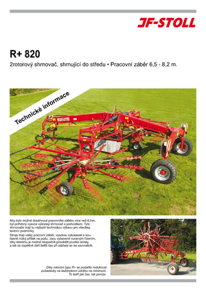 Andaineurs rotatifs JF-Stoll R 820 Plus