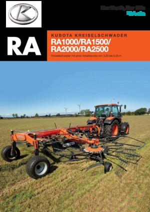 Andaineurs rotatifs Kubota RA2071T Evo (Plus)