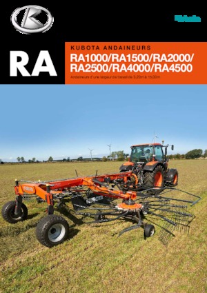 Andaineurs rotatifs Kubota RA2071T Evo (Plus)
