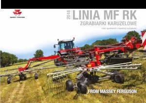 Andaineurs rotatifs Massey Ferguson RK672 SD-TRC
