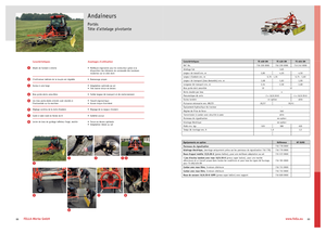 Andaineurs rotatifs Fella TS 456 DN