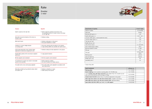 Andaineurs rotatifs Fella TS 425 T Hydro
