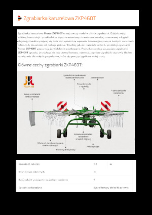 Andaineurs rotatifs Pronar ZKP 460T