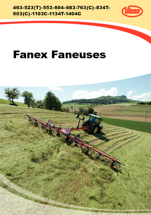 Faneuses rotatives Vicon Fanex 604