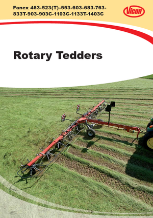 Faneuses rotatives Vicon Fanex 763