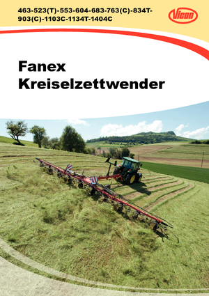 Faneuses rotatives Vicon Fanex 604