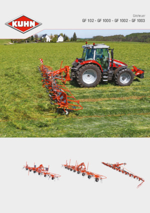 Faneuses rotatives Kuhn GF 8700