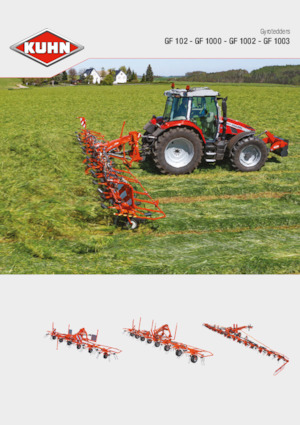 Faneuses rotatives Kuhn GF 8700