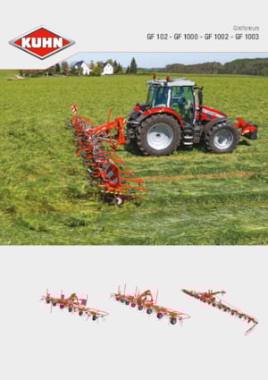 Faneuses rotatives Kuhn GF 8700