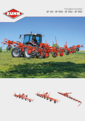 Faneuses rotatives Kuhn GF 8700