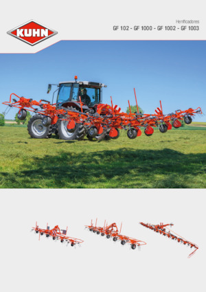 Faneuses rotatives Kuhn GF 872