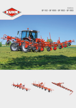 Faneuses rotatives Kuhn GF 872