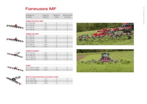 Faneuses rotatives Massey Ferguson TD434 DN