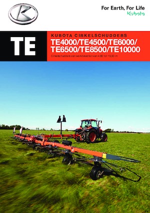 Faneuses rotatives Kubota TE10514C