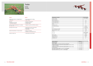 Faneuses rotatives Fella TH 540 T Hydro