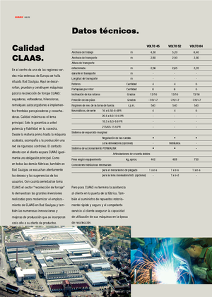 Faneuses rotatives Claas Volto 870