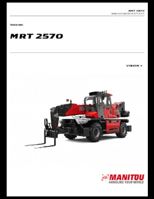Chariot Élévateur avec châssis tounant Manitou MRT 2570-360 175 Y