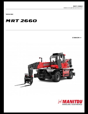 Chariot Élévateur avec châssis tounant Manitou MRT 2660-360 160 Y