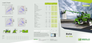 Chariot Élévateur avec châssis tounant Merlo Roto 40.16 EE