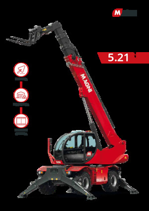 Chariot Élévateur avec châssis tounant MAGNI RTH 5.21