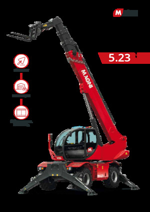 Chariot Élévateur avec châssis tounant MAGNI RTH 5.23