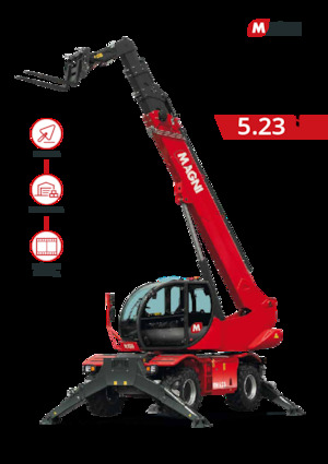Chariot Élévateur avec châssis tounant MAGNI RTH 5.23