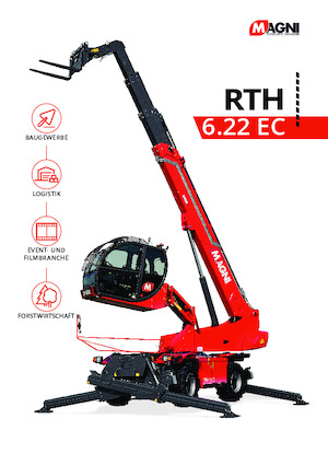 Chariot Élévateur avec châssis tounant MAGNI RTH 6.22 EC