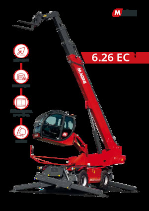 Chariot Élévateur avec châssis tounant MAGNI RTH 6.26 EC