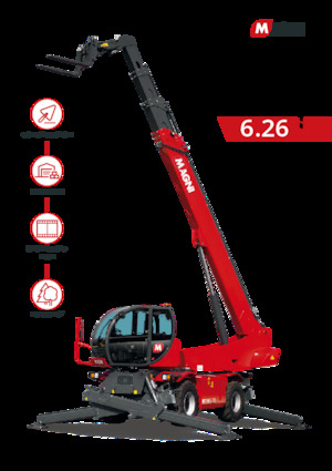Chariot Élévateur avec châssis tounant MAGNI RTH 6.26