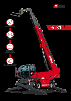 Chariot Élévateur avec châssis tounant MAGNI RTH 6.31