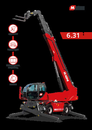 Chariot Élévateur avec châssis tounant MAGNI RTH 6.31