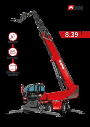 Chariot Élévateur avec châssis tounant MAGNI RTH 8.39