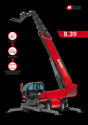 Chariot Élévateur avec châssis tounant MAGNI RTH 8.39