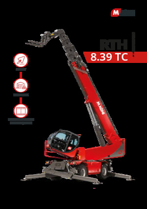 Chariot Élévateur avec châssis tounant MAGNI RTH 8.39 TC