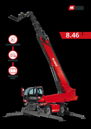 Chariot Élévateur avec châssis tounant MAGNI RTH 8.46