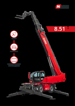 Chariot Élévateur avec châssis tounant MAGNI RTH 8.51