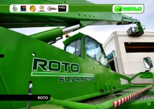 Chariot Élévateur avec châssis tounant Merlo Roto 40.26 MCSS