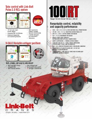 Grues tous-terrains Link-Belt 100 RT