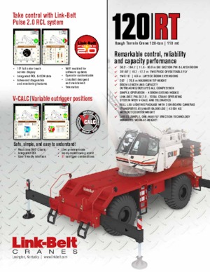 Grues tous-terrains Link-Belt 120 RT