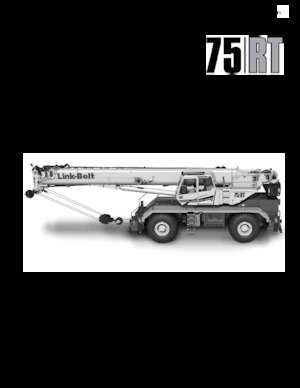 Grues tous-terrains Link-Belt 75 RT