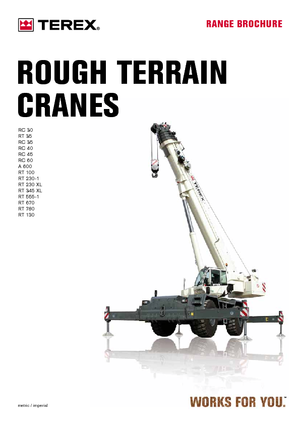 Grues tous-terrains Terex Bendini RC 45 (4x4x4)